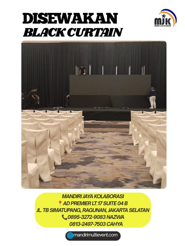 SEWA BLACK CURTAIN JAKARTA UTARA