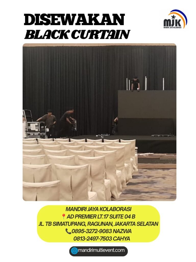 SEWA BLACK CURTAIN JAKARTA UTARA