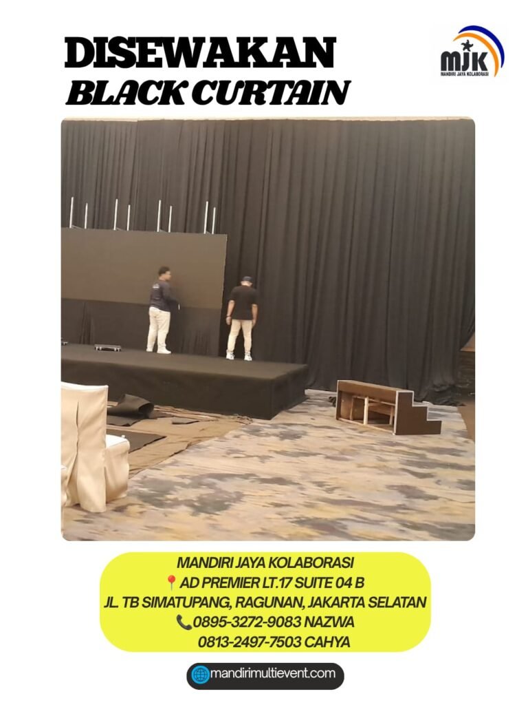 SEWA BLACK CURTAIN JAKARTA UTARA