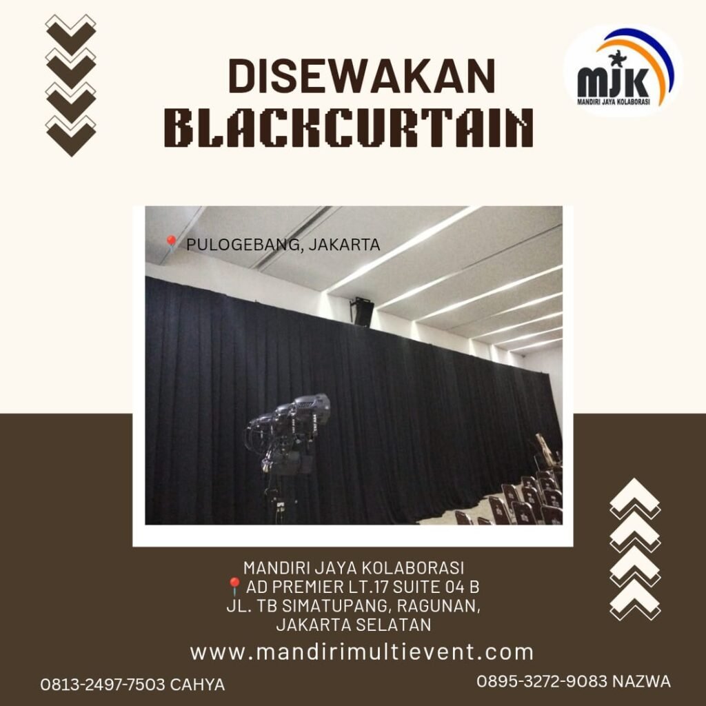 SEWA BLACK CURTAIN JAKARTA TIMUR