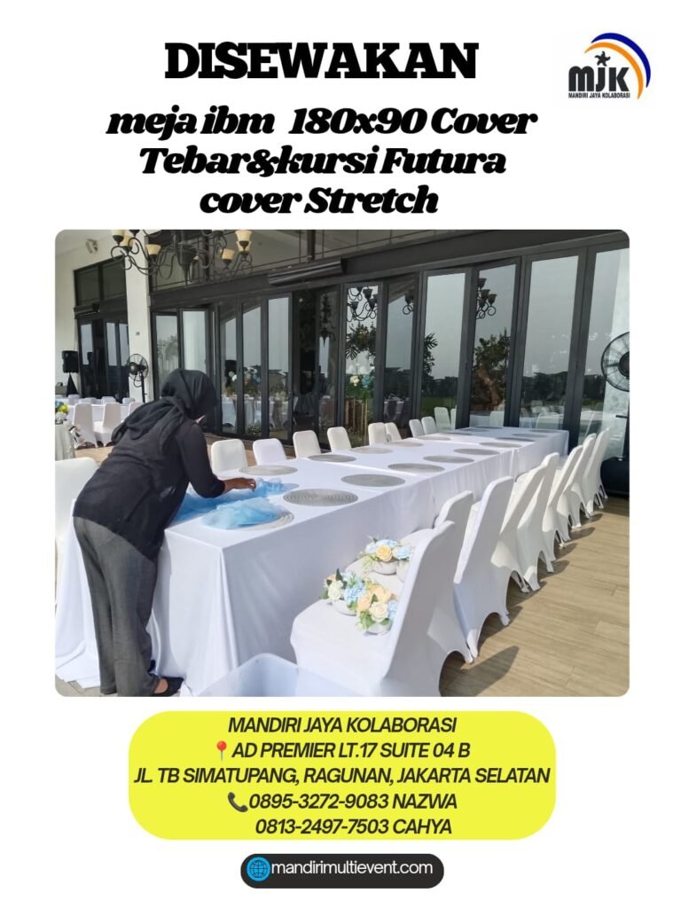 SEWA MEJA IBM COVER TEBAR&KURSI FUTURA