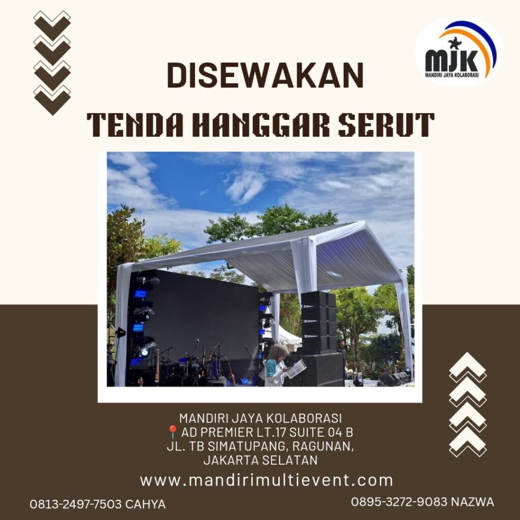 SEWA TENDA HANGGAR SERUT JAKARTA PUSAT