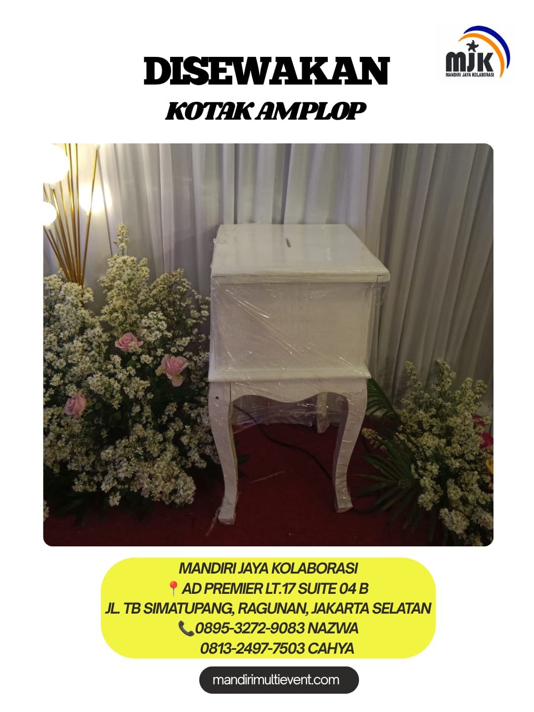 SEWA KOTAK AMPLOP BERKUALITAS JAKARTA