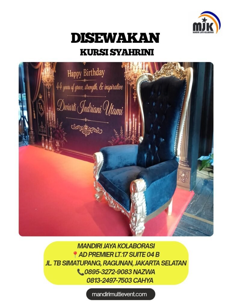 SEWA KURSI SYAHRINI MEWAH&BERKUALITAS