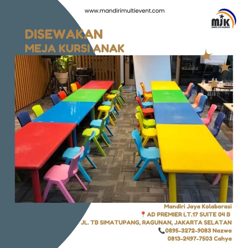SEWA MEJA KURSI ANAK BUAT ACARA NYAMAN