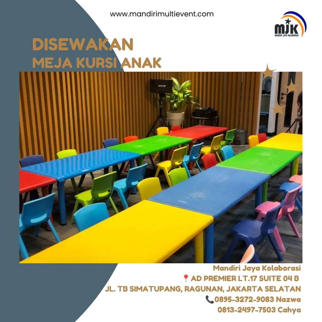 SEWA MEJA KURSI ANAK BUAT ACARA NYAMAN