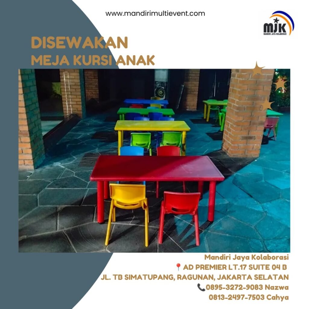 SEWA MEJA KURSI ANAK BUAT ACARA NYAMAN