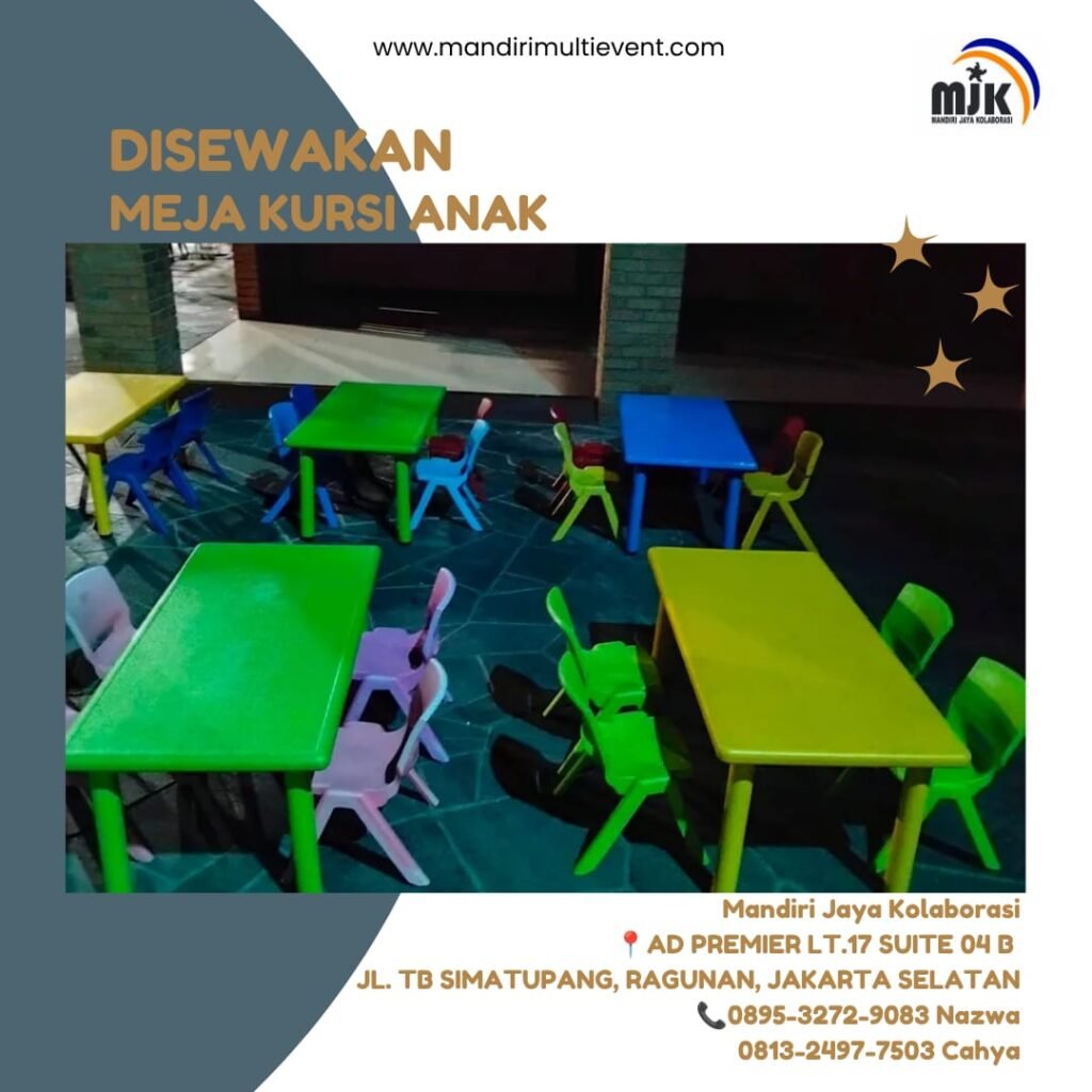 SEWA MEJA KURSI ANAK BUAT ACARA NYAMAN
