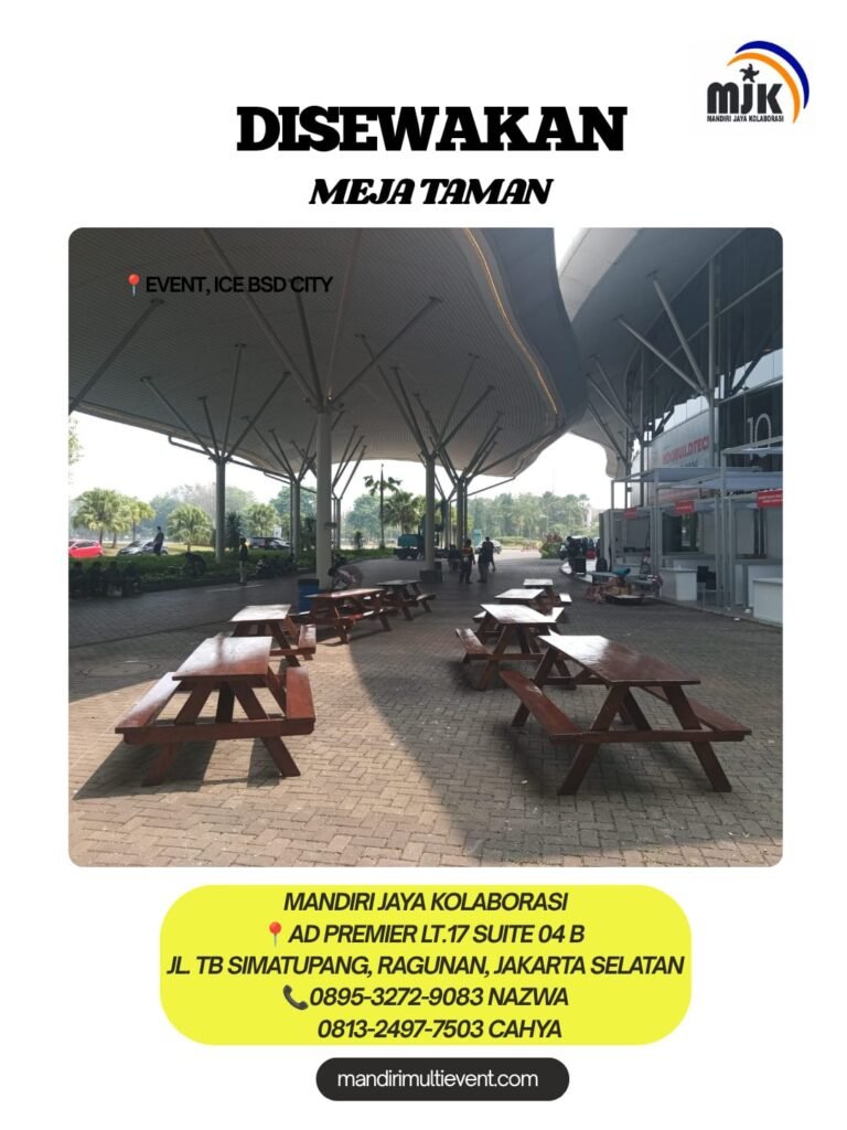 SEWA MEJA TAMAN BERKUALITAS DAN ELEGAN