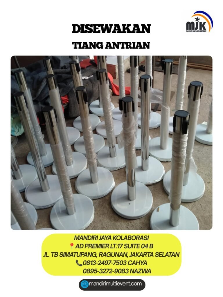 SEWA TIANG ANTRIAN BERKUALITAS JAKSEL