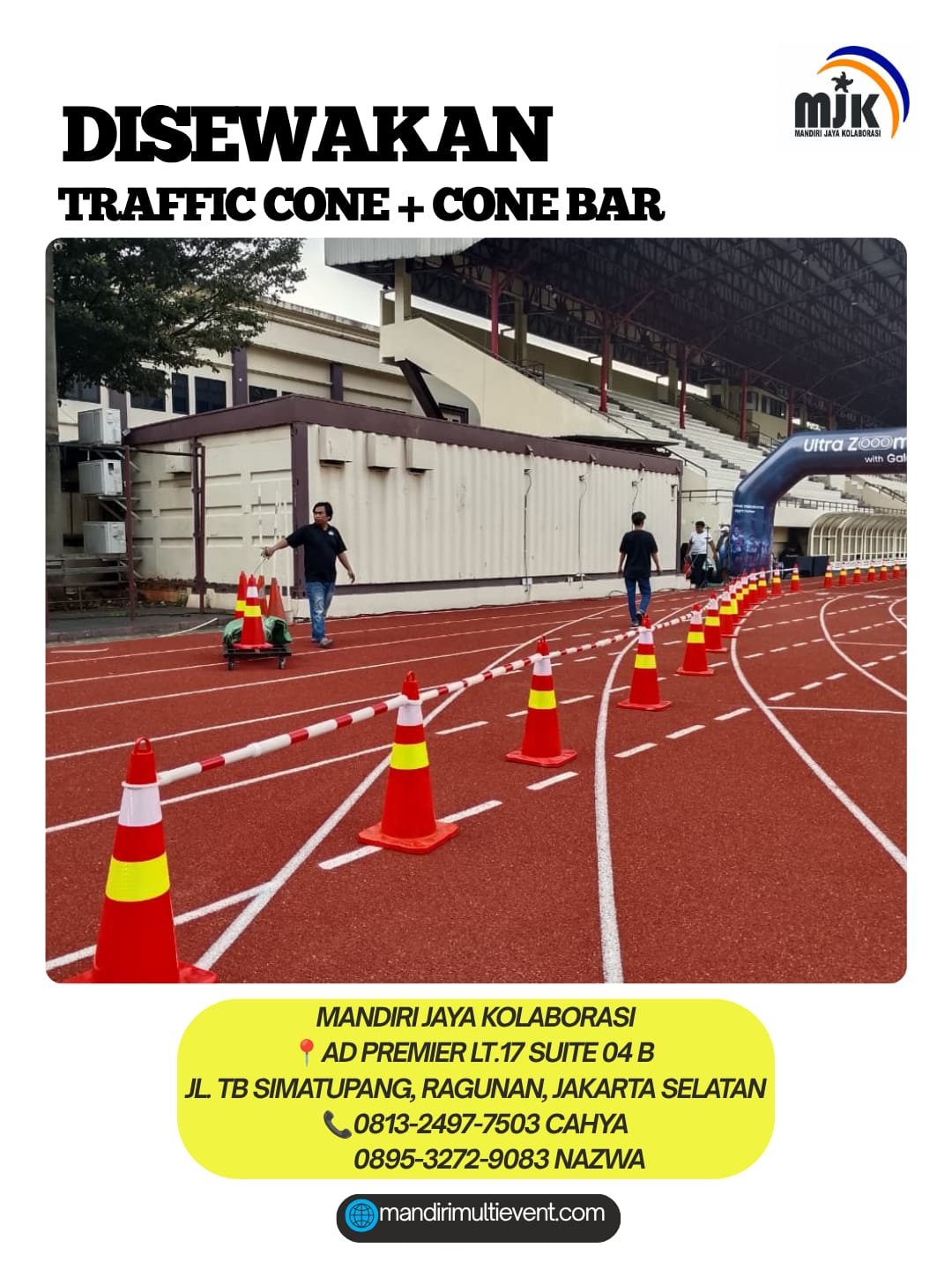 SEWA TRAFFIC CONE & CONE BAR BEKASI