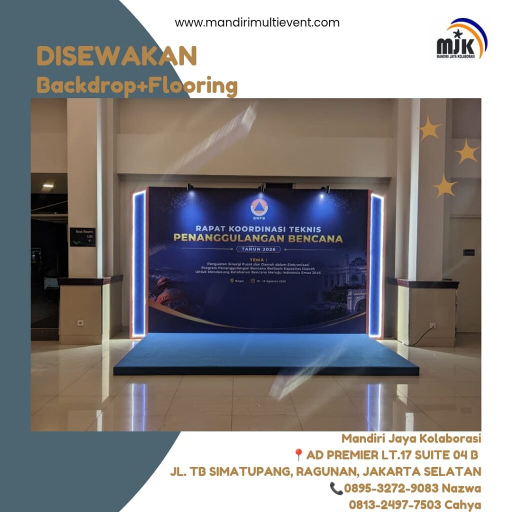 SEWA BACKDROP & FLOORING BERKUALITAS