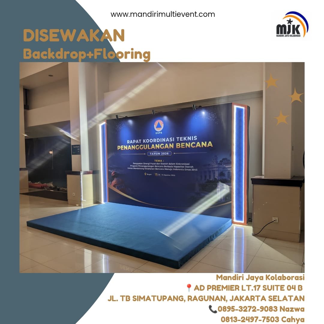 SEWA BACKDROP & FLOORING BERKUALITAS