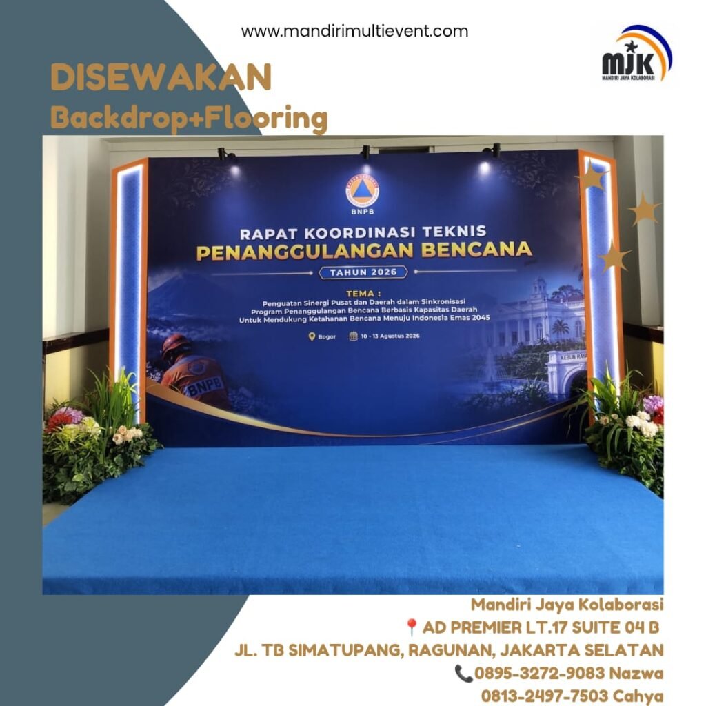 SEWA BACKDROP & FLOORING BERKUALITAS