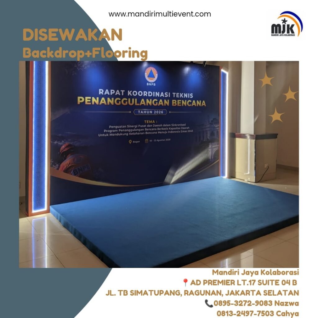 SEWA BACKDROP & FLOORING BERKUALITAS