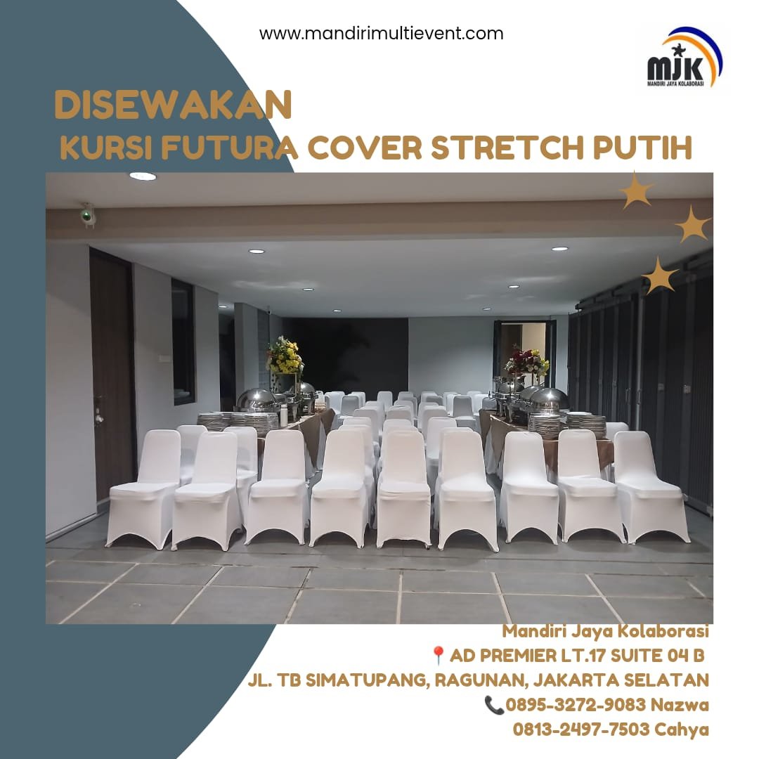 SEWA KURSI FUTURA COVER STRETCH ELEGAN