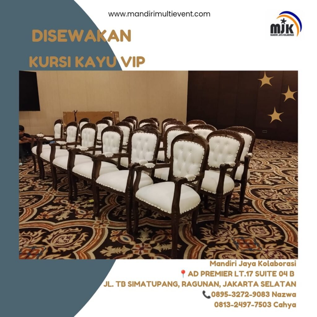 SEWA KURI KAYU VIP UNTUK BERBAGAI ACARA