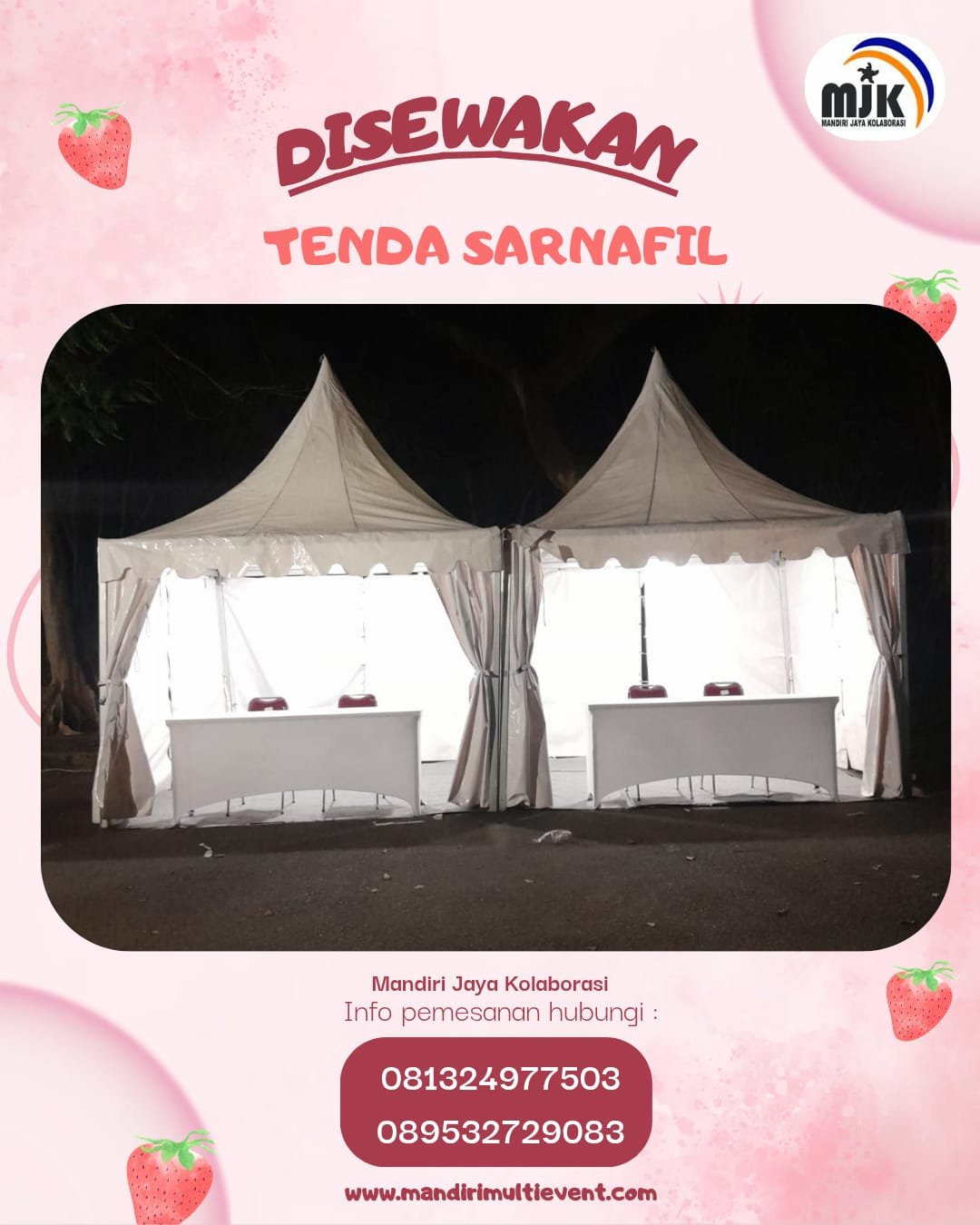SEWA TENDA SARNAFIL ELEGAN&PROFESIONAL