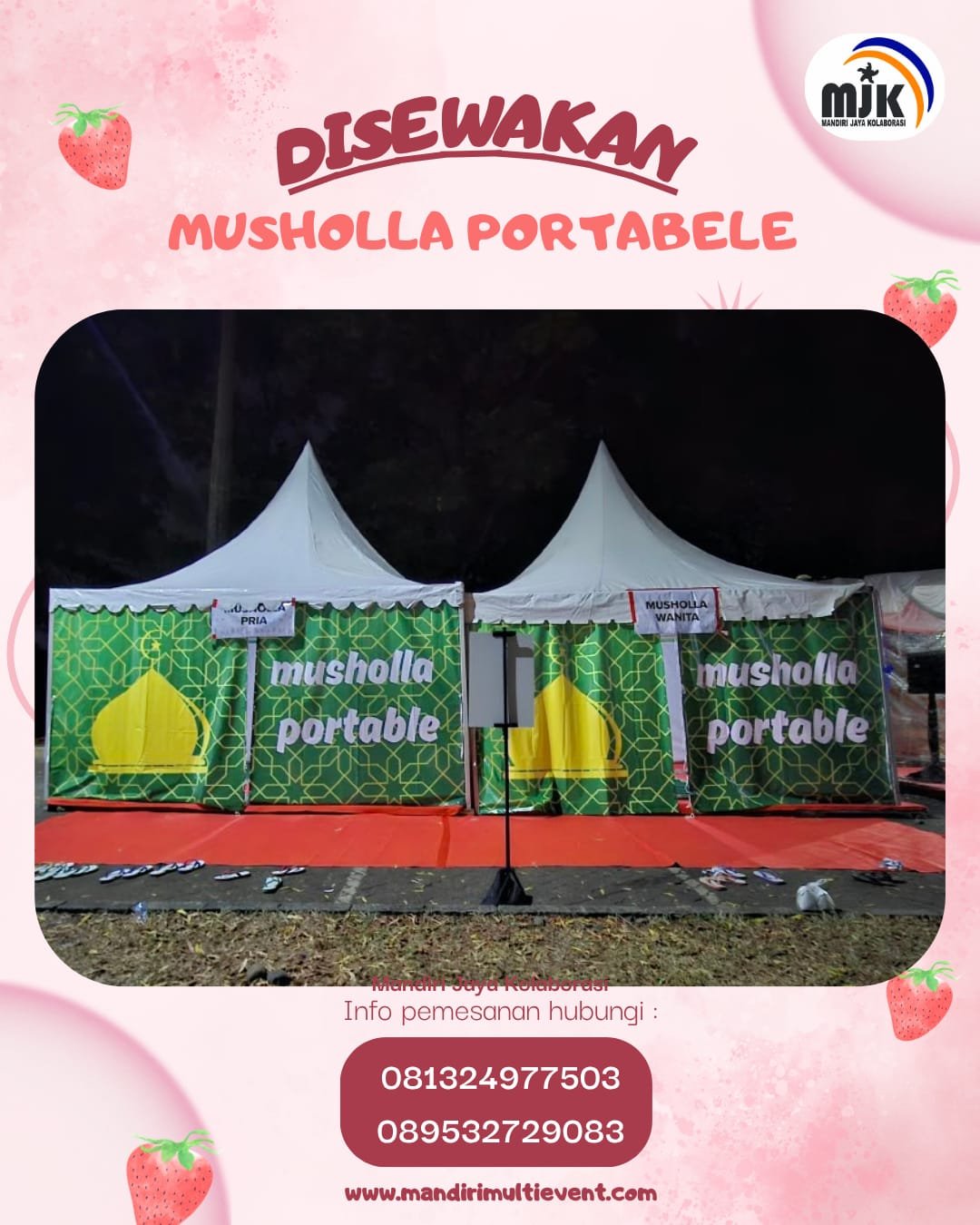 SEWA MUSHOLLA PORTABLE PRAKTIS&ELEGAN