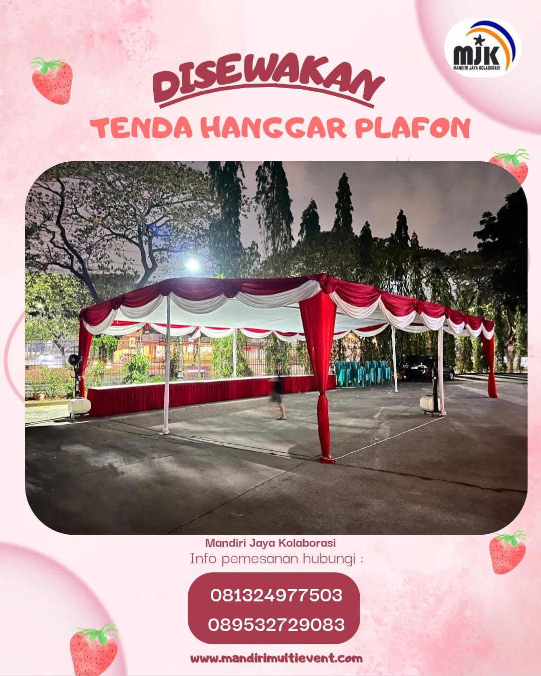 SEWA TENDA HANGGAR PLAFON BERKUALITAS