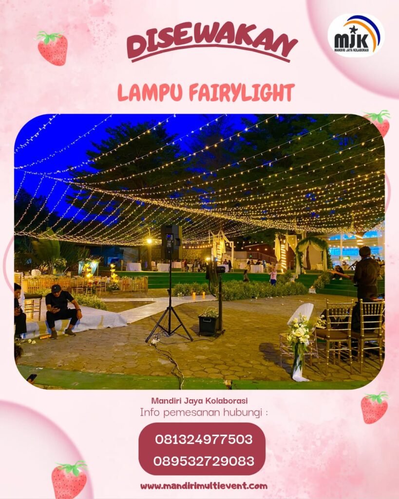 SEWA LAMPU FAIRYLIGHT ELEGAN&MENAWAN