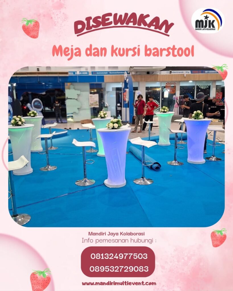 SEWA MEJA&KURSI BARSTOOL ELEGAN
