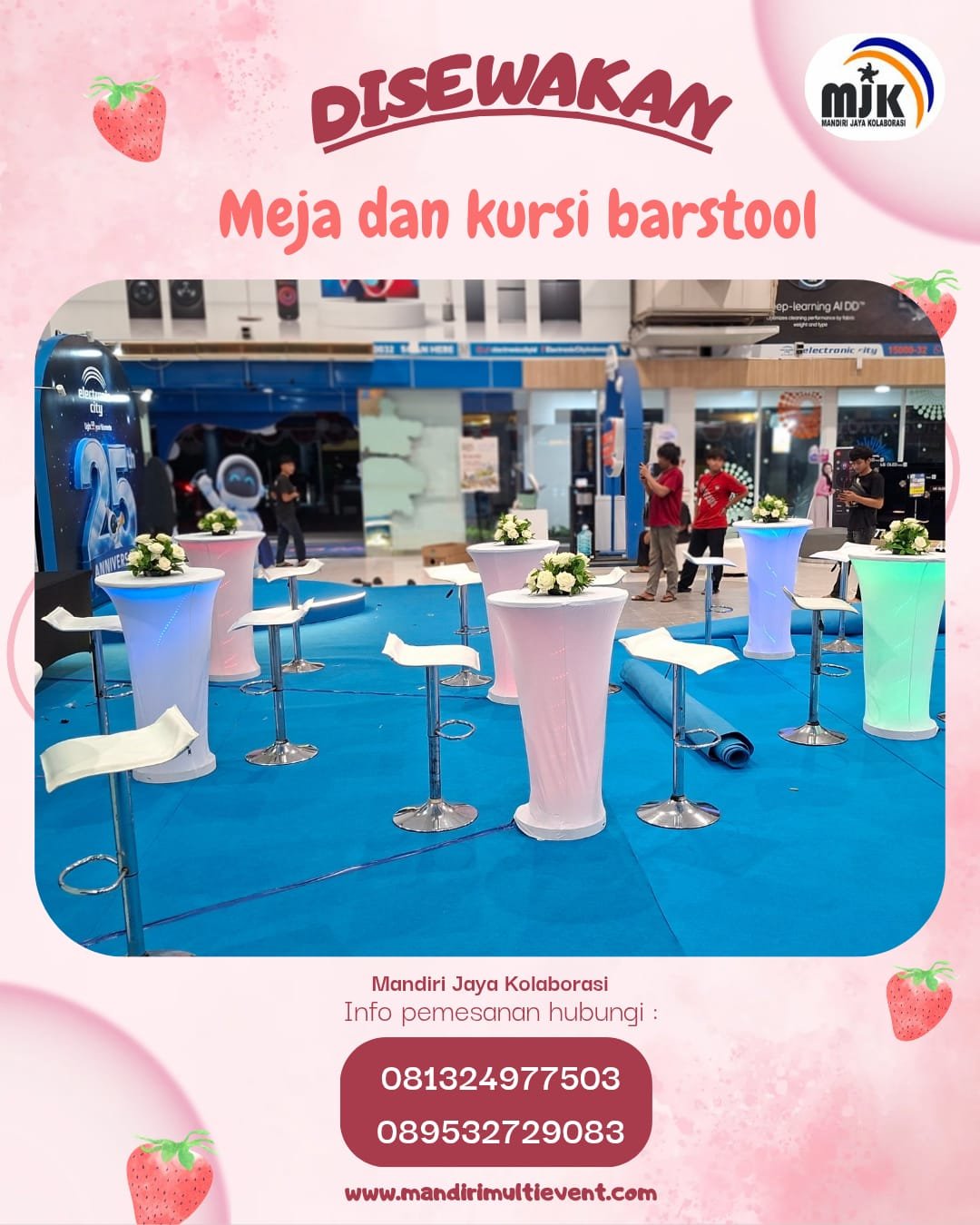 SEWA MEJA&KURSI BARSTOOL ELEGAN