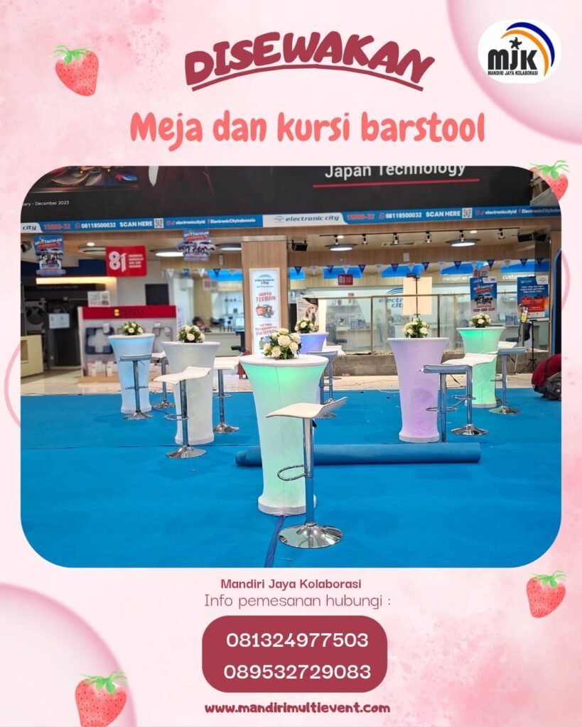 SEWA MEJA&KURSI BARSTOOL ELEGAN