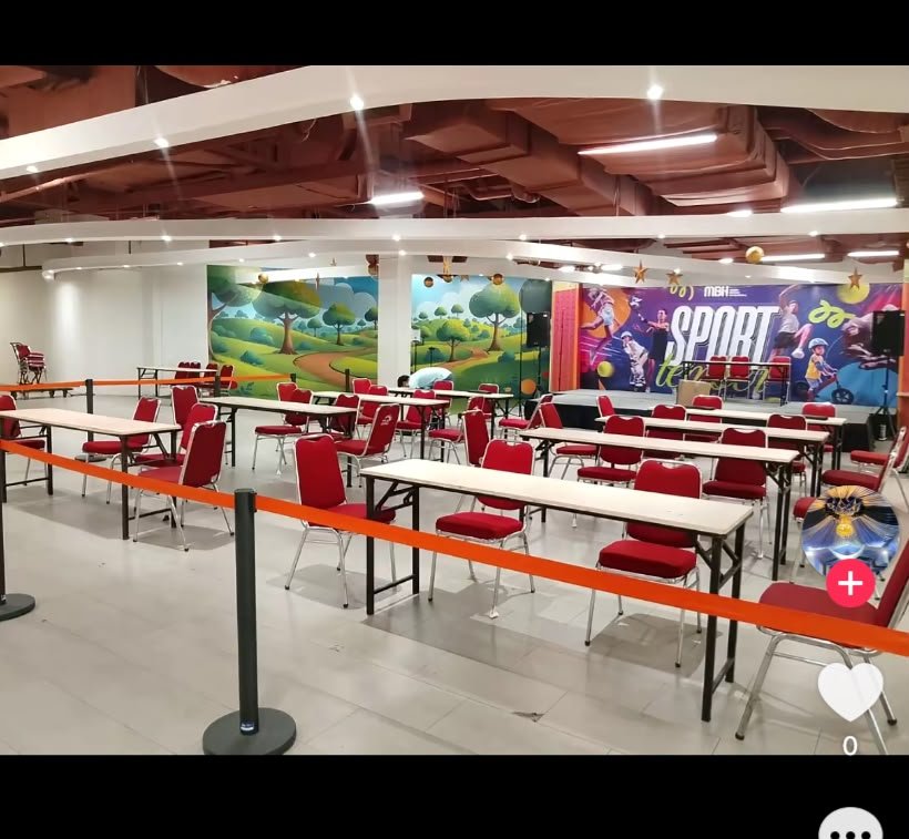 SEWA MEJA IBM POLOS 180X45 DAN KURSI FUTURA POLOS